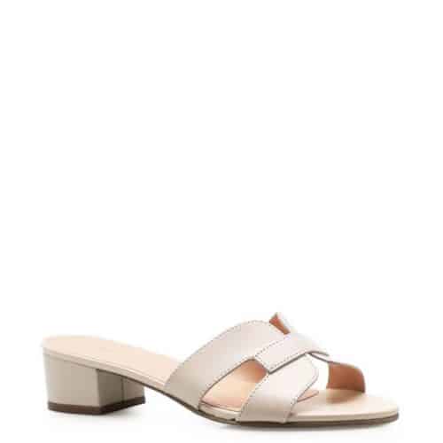 Mule Geometric – Couro Off White