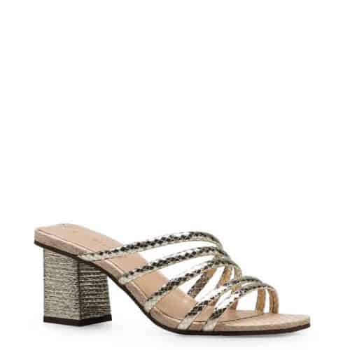 Mule Tiras Gold – Dourado