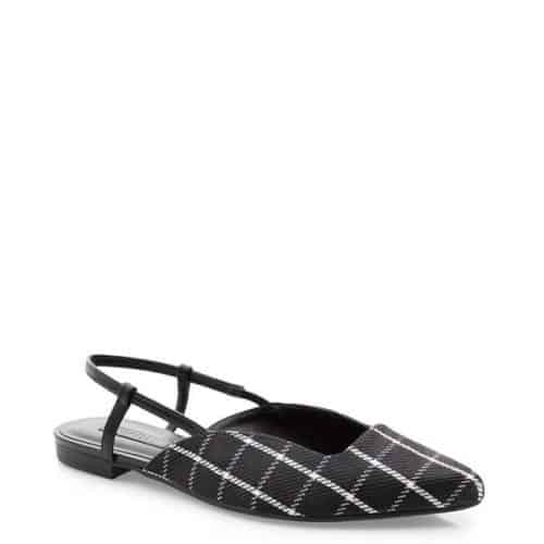 Rasteirinha Flat Chanel Amelie – Xadrez