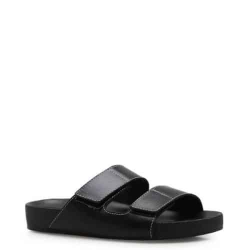 Rasteirinha Birken – Couro Preto