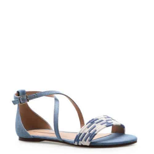 Rasteirinha Sandália – Tecido Jeans