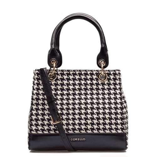 Bolsa Tote Feminina – Couro Tweed – UN