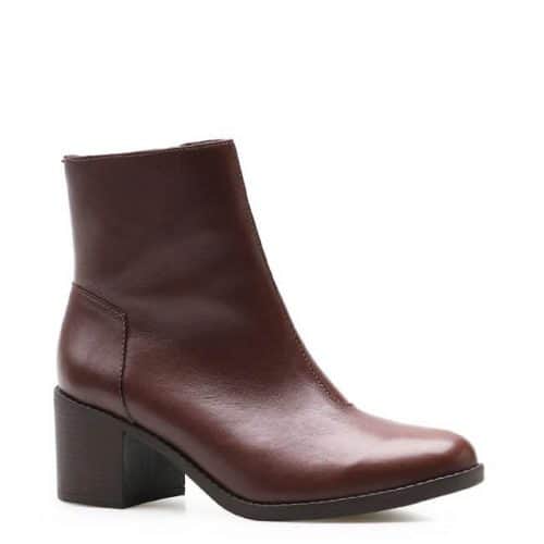 Bota Feminina – Couro Marrom