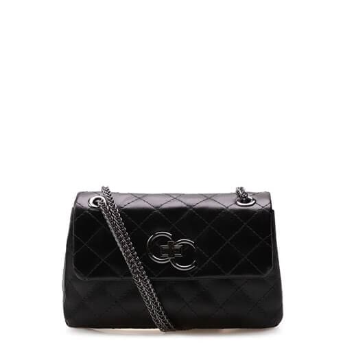 Bolsa Feminina Mini Cross – Couro Fly Preto – UN