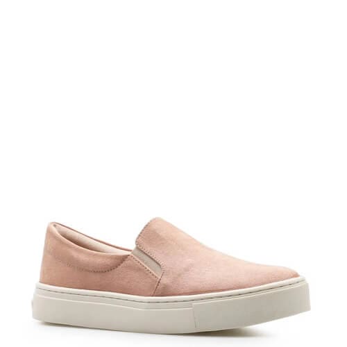 Slip On Feminino – Camurça Bege