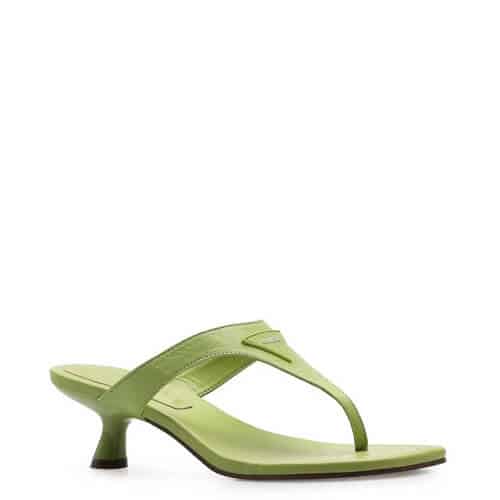 Mule Flip Flop – Couro Verde