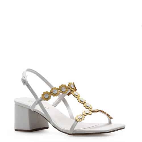 Sandália Feminina Flowers – Alternativo Branco