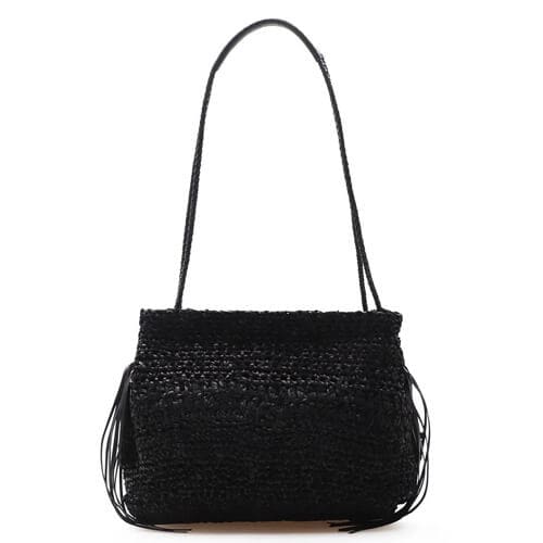 Bolsa De Ombro Feminina Tressê – Couro Preto – UN