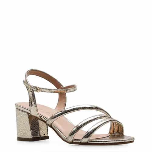 Sandália Feminina Tiras – Alternativo Dourado