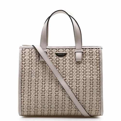 Bolsa Tote Tressê – Couro Off White – UN