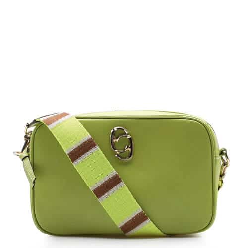 Bolsa Transversal Feminina – Couro Verde – UN