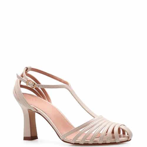 Scarpin Strappy – Couro Off White