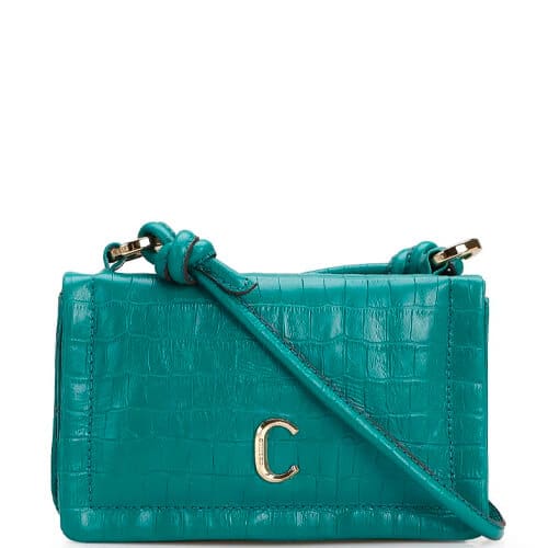 Bolsa Transversal – Croco Verde