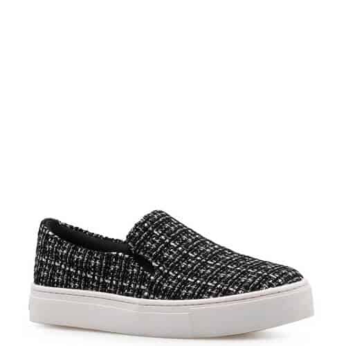 Slip On Tweed – Tweed Preto