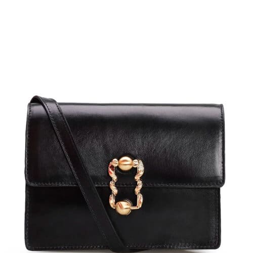 Bolsa Transversal – Couro Preto – UN