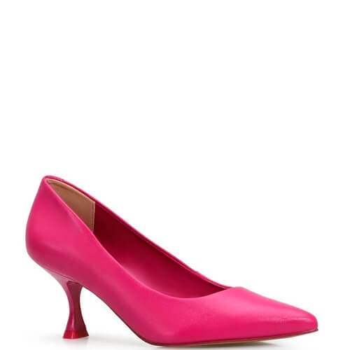 Scarpin – Couro Rosa