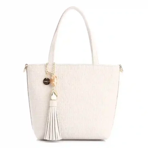 Bolsa Tote Couro Off White