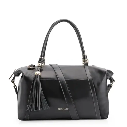 Bolsa Tote Couro Preto