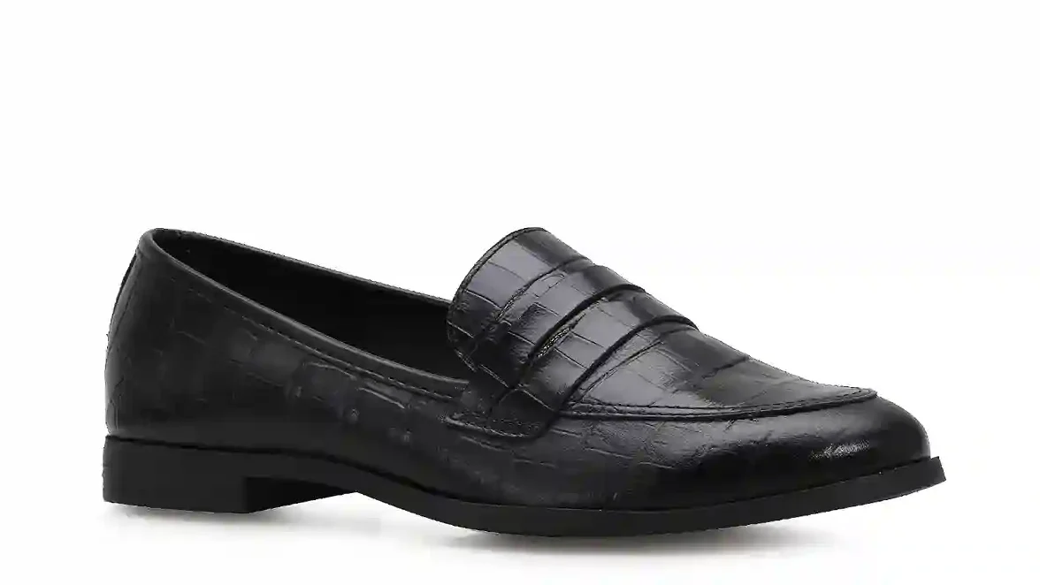 Mocassim Couro Preto
