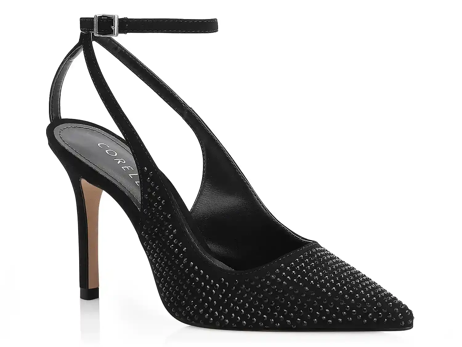 Scarpin Hotfix Alt Nobuck Preto