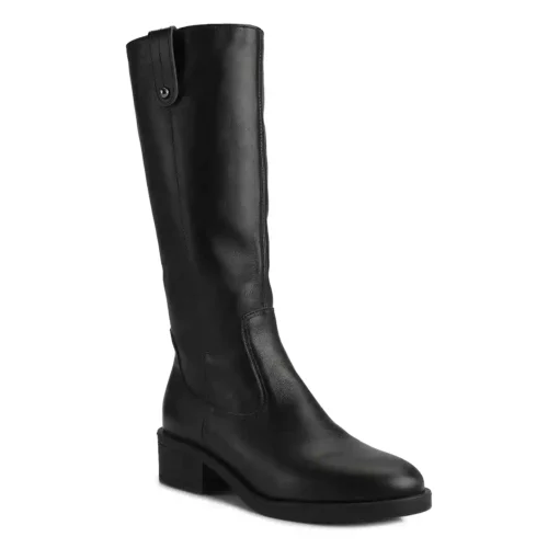 Bota Montaria Couro Preto