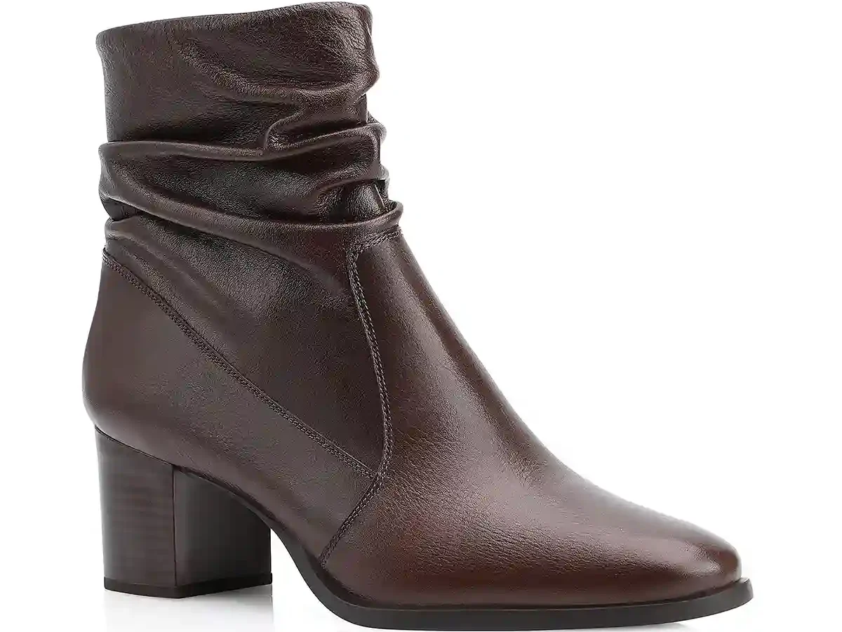Bota Couro Marrom