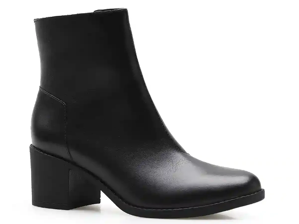Bota Couro Preto