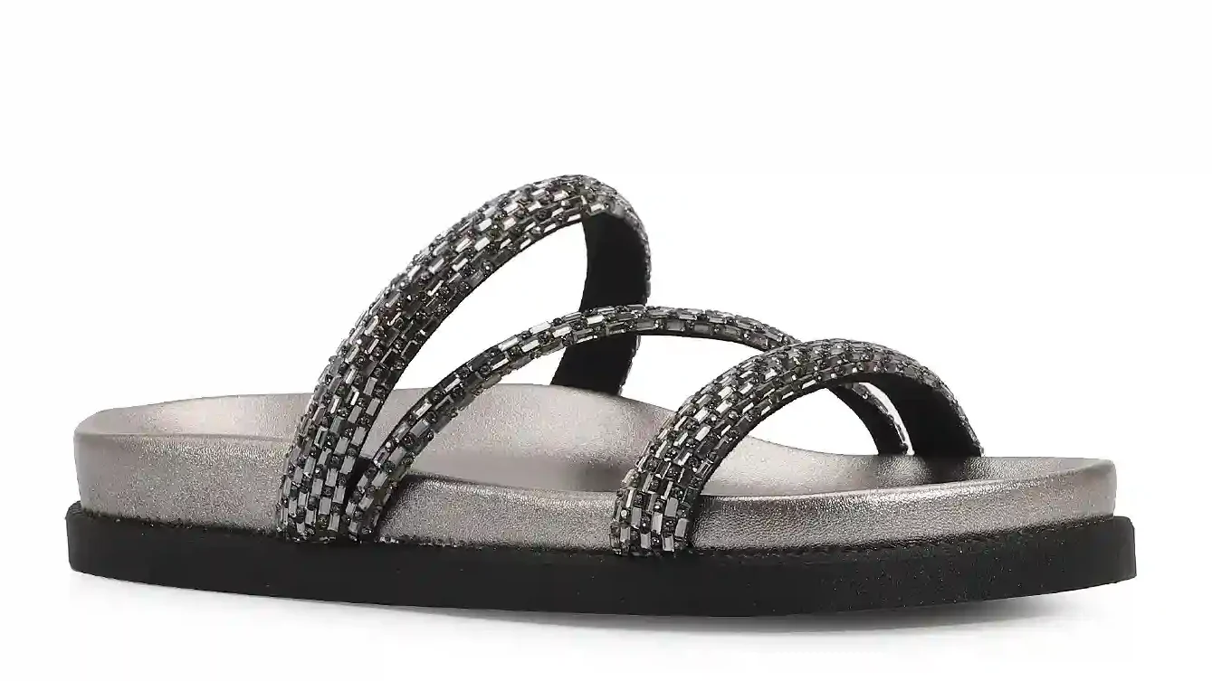 Papete Strass Alt Prata