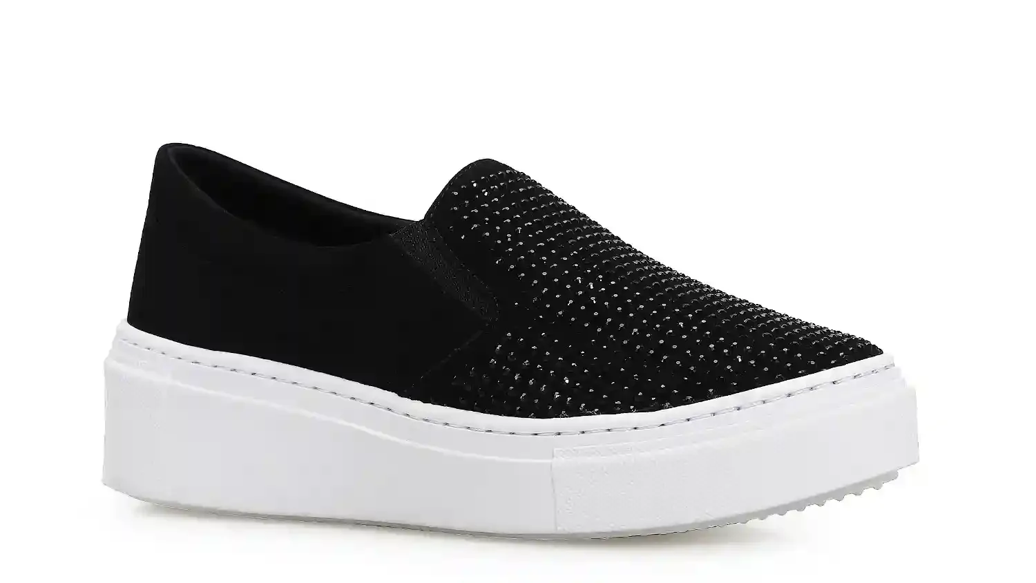 Slip On Hotfix Nobuck Preto
