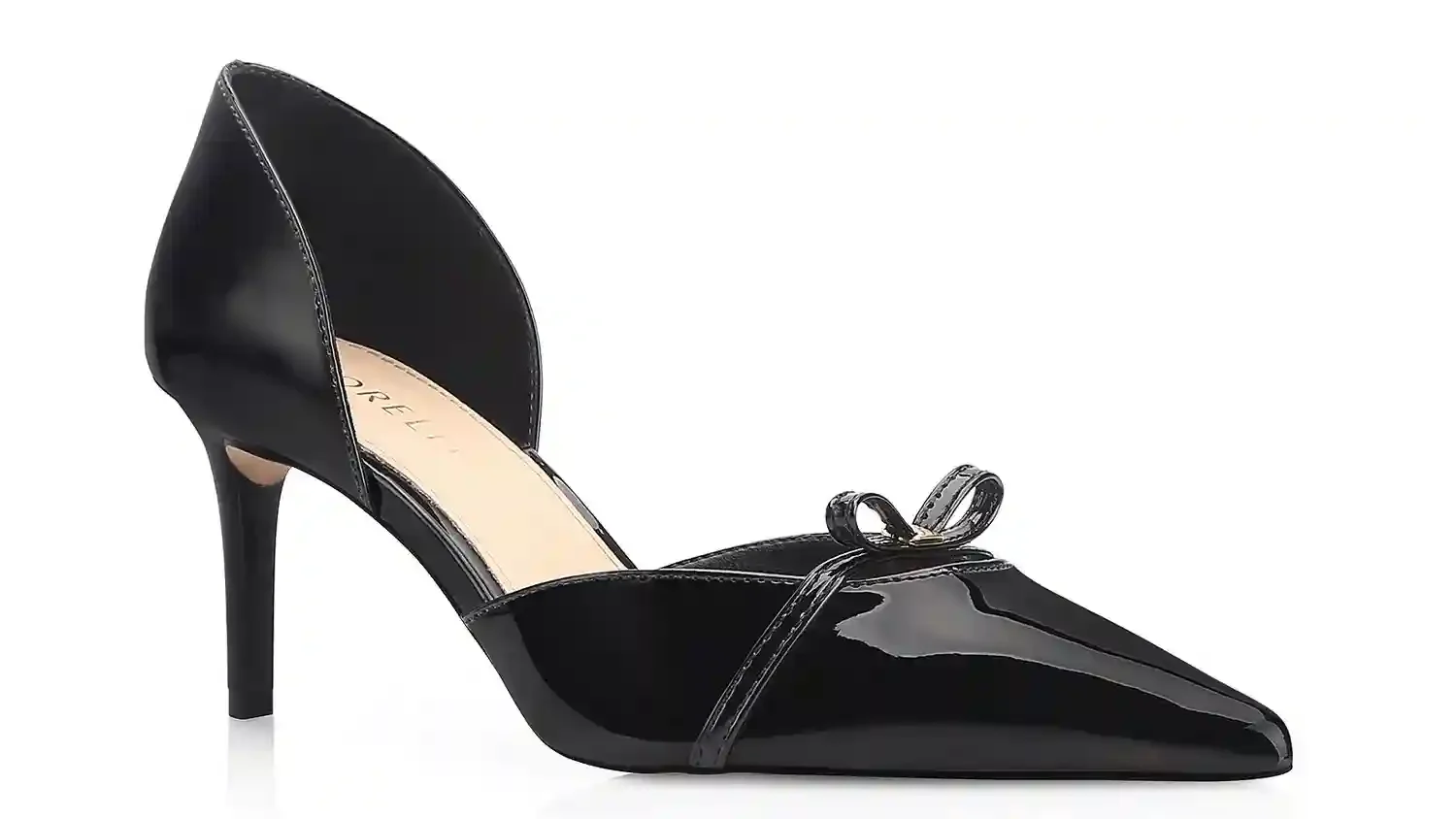 Scarpin Laço Verniz Preto
