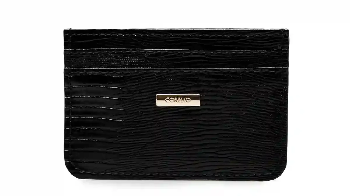 Porta Cartão Lezard Preto
