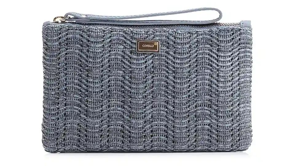 Bolsa Pequena Couro Azul
