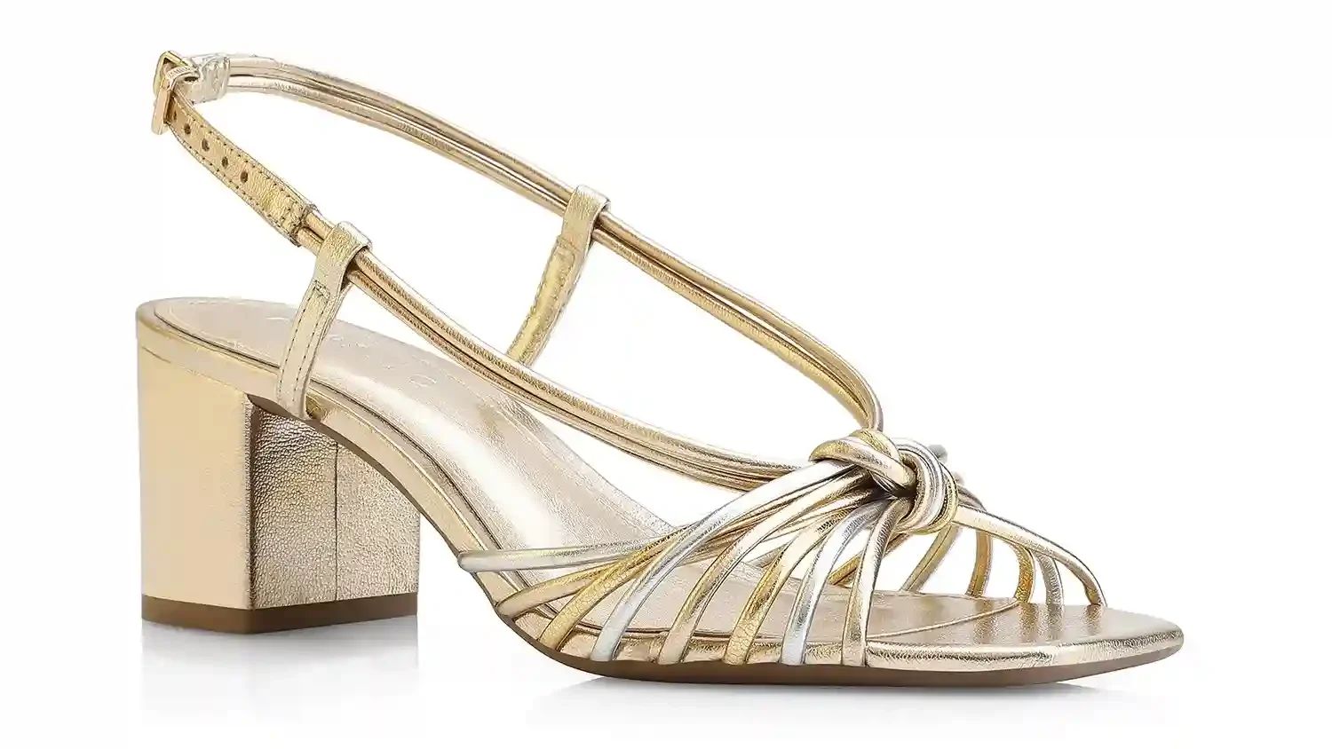 Sandália Alt Prata/Dourado
