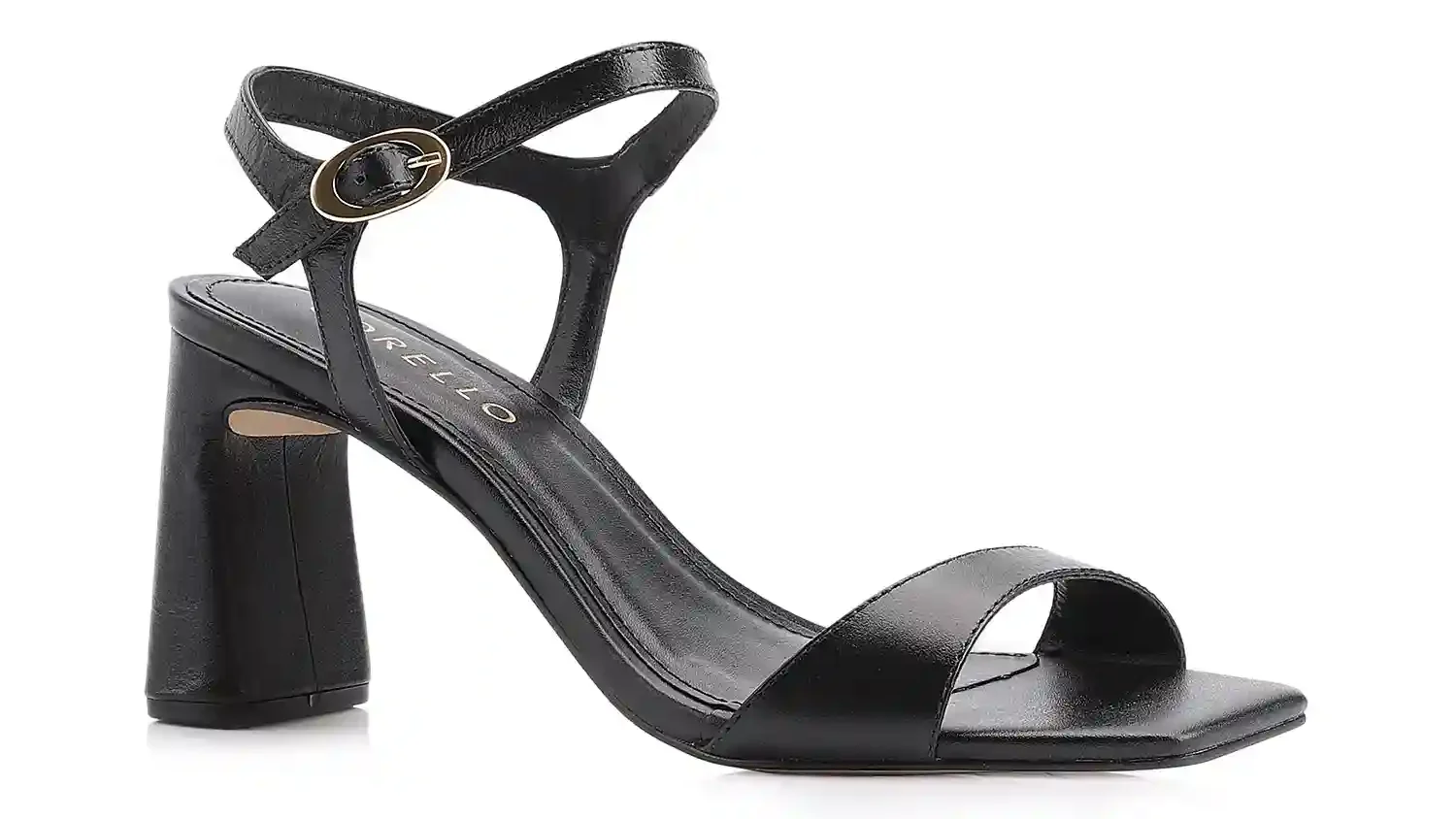 Sandália Couro Preto
