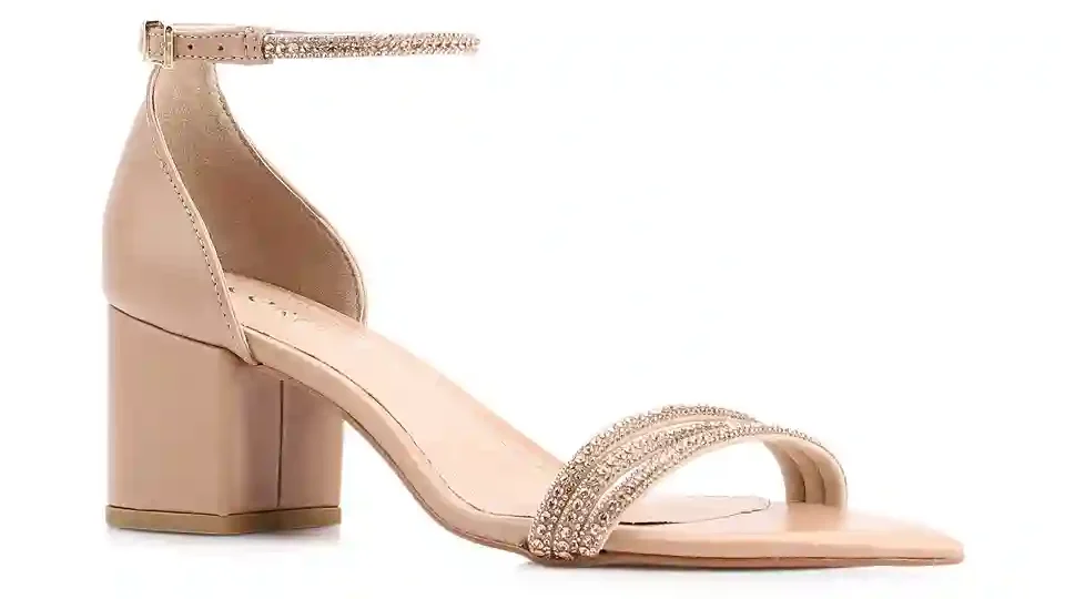 Sandália Strass Alt Rose