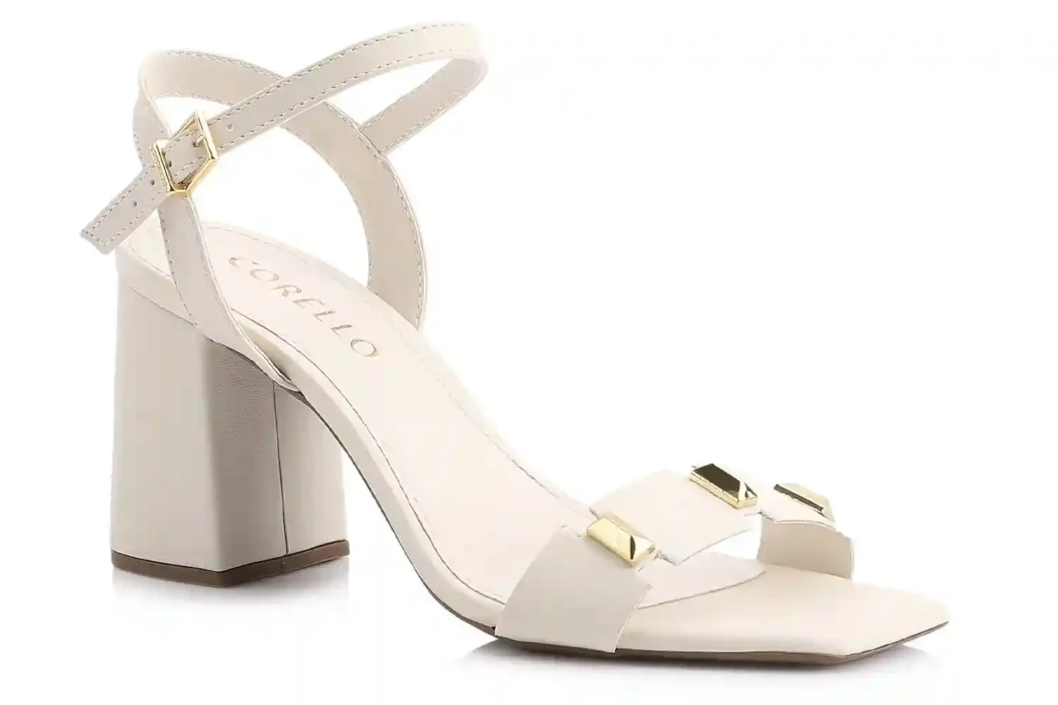 Sandália Studs Alt Off White
