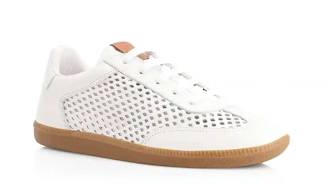 Tênis Tela Couro Branco