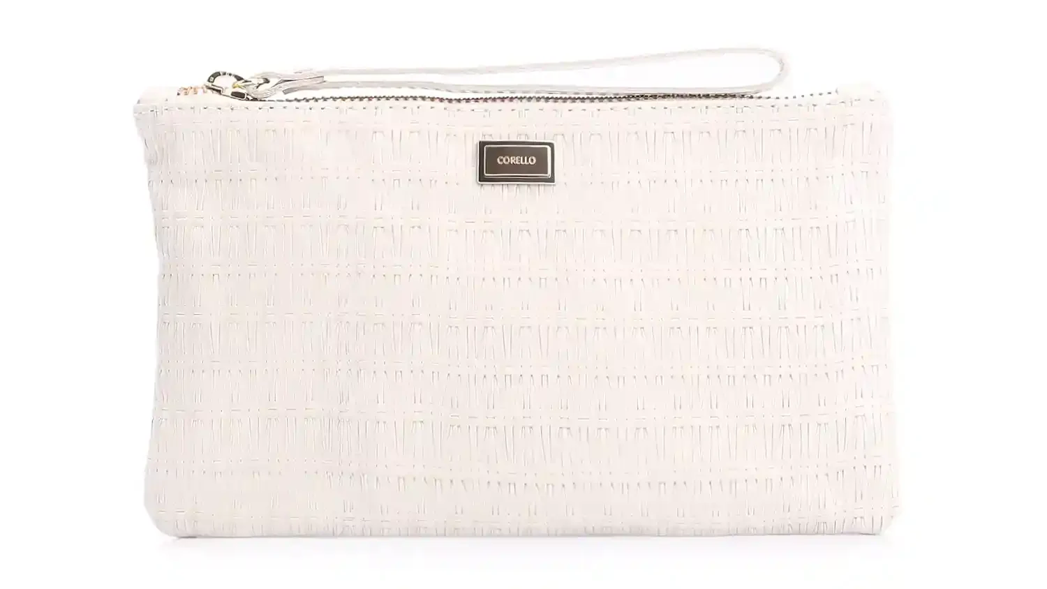 Bolsa Pequena Couro Off White
