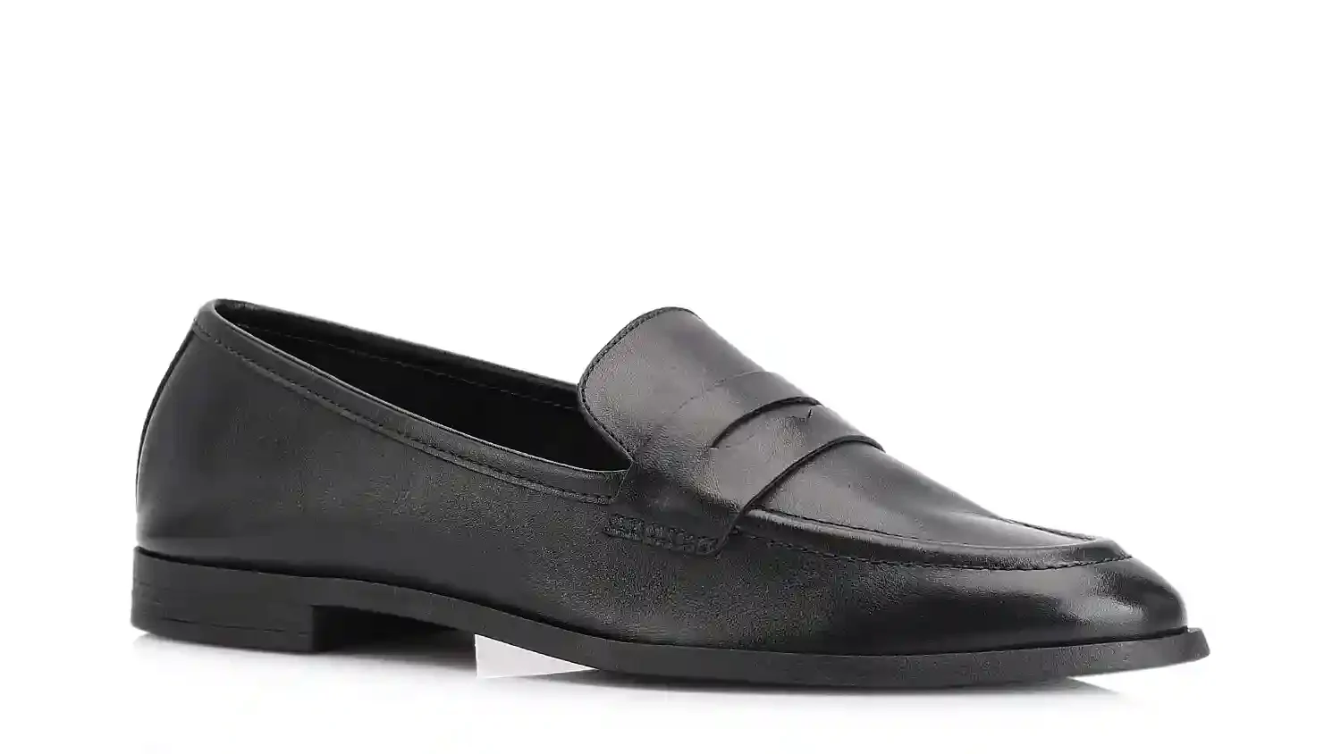 Mocassim Couro Preto
