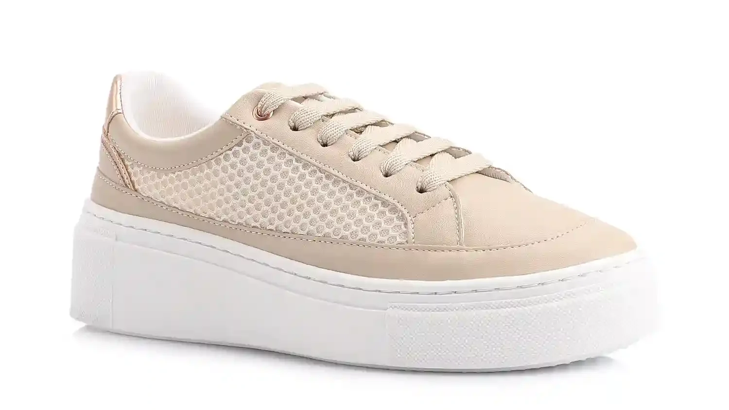 Tênis Flatform Alt Bege
